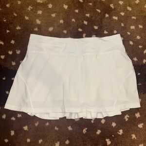 White Athletic Skort